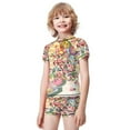 thumbnail image 2 of Kirby Boys Two Piece Rash Guard Swimsuits Kids Short Sleeve Swimwear Sets Bathing Suit, 2 of 7