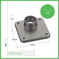 thumbnail image 2 of Hub cuadrado D A100 de 1 pulgada de Schneider Electric, 2 of 4