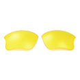 thumbnail image 4 of Walleva Yellow Replacement Lenses And Rubber Kit for Oakley Flak Jacket XLJ Sunglasses, 4 of 5