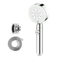thumbnail image 2 of Steadline 5 Mode Turbo Shower Head Complete Set with Hose and Bracket - Enhanced Water Pressure with Universal Connection and Easy Tool-Free Installation for Home Bathroom, 2 of 9
