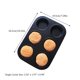 thumbnail image 2 of 6 Molde de pastel redondo sin adherentes Molde de taza de Maffin, 2 of 7