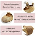thumbnail image 5 of Baby Girl Shoes Non Slip Soft Sole PU Leather Infant Toddler Mary Jane Flats First Walker Crib Dress Oxford Shoes 3-18 Months, 5 of 7