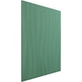 thumbnail image 2 of 19 5/8"W x 19 5/8"H Shoreline EnduraWall Decorative 3D Wall Panel, Universal Pearl Metallic Sea Mist (Covers 2.67 Sq. Ft.), 2 of 6