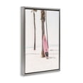 thumbnail image 4 of Stupell Industries Pink Surf Board Coastal Photography Gray Floater Framed Canvas Art Print Wall Art, 21 x 31, 4 of 10
