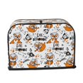 thumbnail image 6 of Toaster Covers 2 Slice, Cute Funny Astronaut Corgi Dog Waterproof Bread Machine Cover Fits for Standard 2 Slice Toasters, Home Decor Toaster Protection with Hanging Rope, 6 of 7