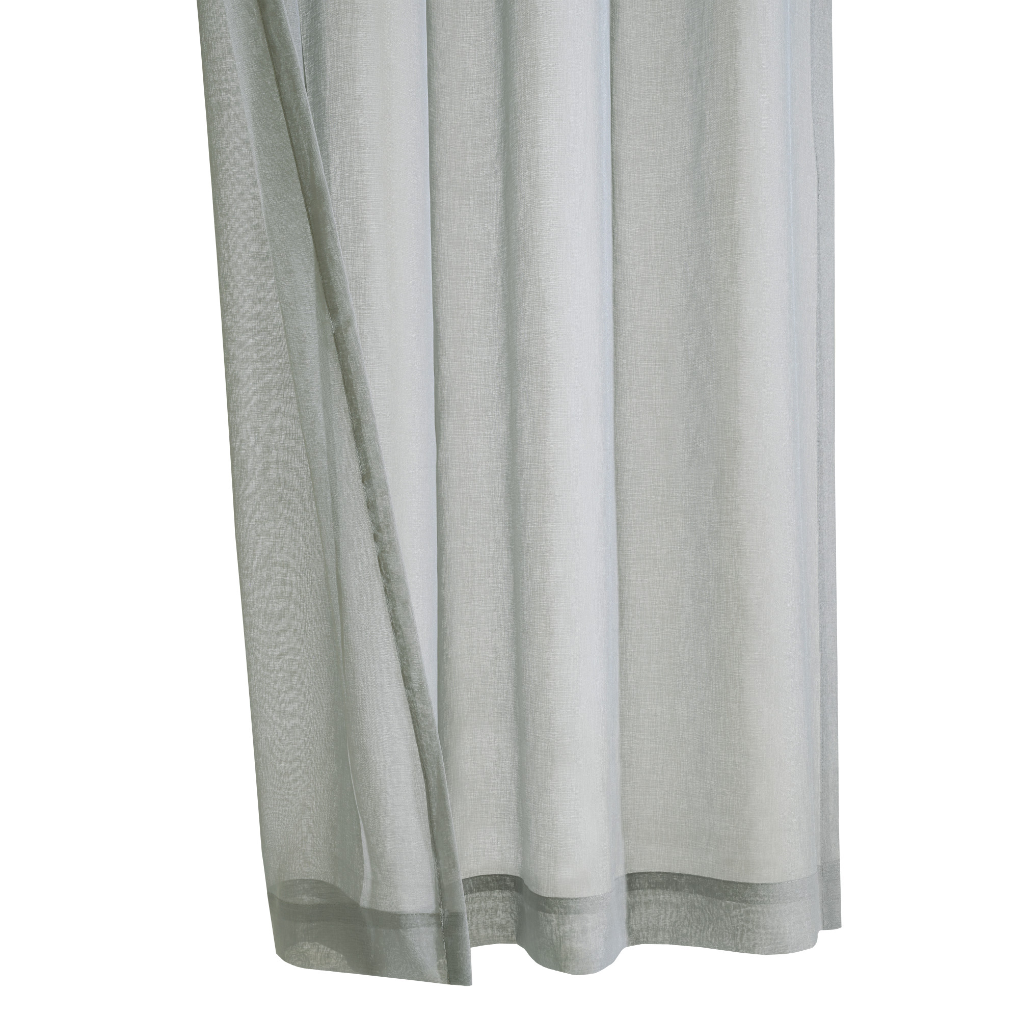 Loft Living Liege Light Filtering Grommet Indoor Curtain 52 x 63 in Grey