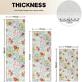 thumbnail image 4 of Pioneer Flower Floral Print Pattern Kitchen Rugs Sets Of 3,Kitchen Runner Rugs Non Skid Washable,Decorative Kitchen Floor Mats for Kitchen,Sink,Laundry,17X30 Inch + 17X47 Inch + 17X59 Inch, 4 of 6