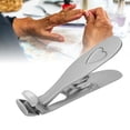 thumbnail image 4 of Large Angled Head Thick Toenails Cutter Trimmer, Rustproof Stainless Steel Seniors Nail Clippers with Ingeniously Design Foldable Spring, 4 of 7
