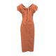 thumbnail image 5 of Vestido de Verano para las Mujeres sin Mangas Cuello en V con Mangas Voladoras, Color Sólido Y Vestido Sexy Fluido para las Mujeres, 5 of 6