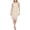 Ivory, variant on Eliza J Womens Petites Lace Knee-Length Halter Dress