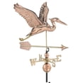 thumbnail image 1 of Good Directions 9606PA Blue Heron With Arrow Weathervane - Pure Copper, 1 of 4