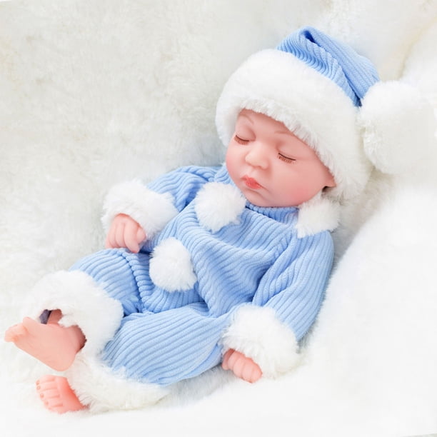 ToyKingdee Reborn Baby Dolls Silicone Doll Mini Realistic Newborn Baby Dolls Silicone Full Body Stress Relief