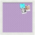 thumbnail image 2 of PinPix 14x14 Custom Cork Bulletin Board Purple Circles Poster Board Has a Fabric Style Canvas Finish, Framed in Purple Circles, by ArtToFrames (PinPix-493), 2 of 6
