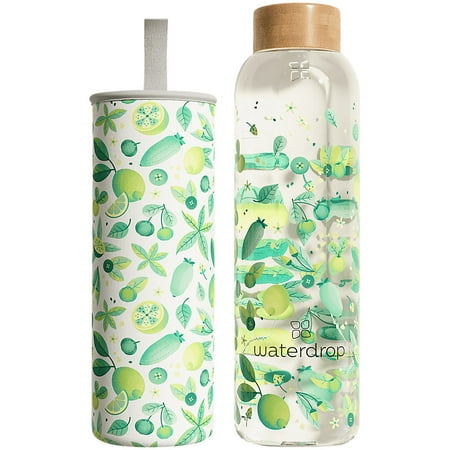

Glass Bottle with Neoprene Sleeve - Made of Borosilicate Glass (20 Oz.)
