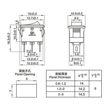 2x Round Seat Heater Heated Heat Rocker Switch High Low ON OFF Control