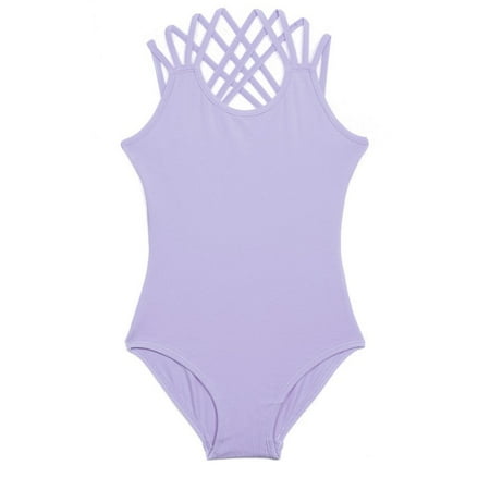 - Kids Girls Strap Gymnastics Skating Leotards Unitard Dance Costumes Cute Ballet