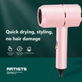thumbnail image 4 of TUITOONM 800W Ionic Hair Dryer Fast Drying Blow Dryer with Cool Shot, 3 Speed/Heat Settings, Frizz Control & Dual Nozzles, Salon-Quality Styling, 4 of 4