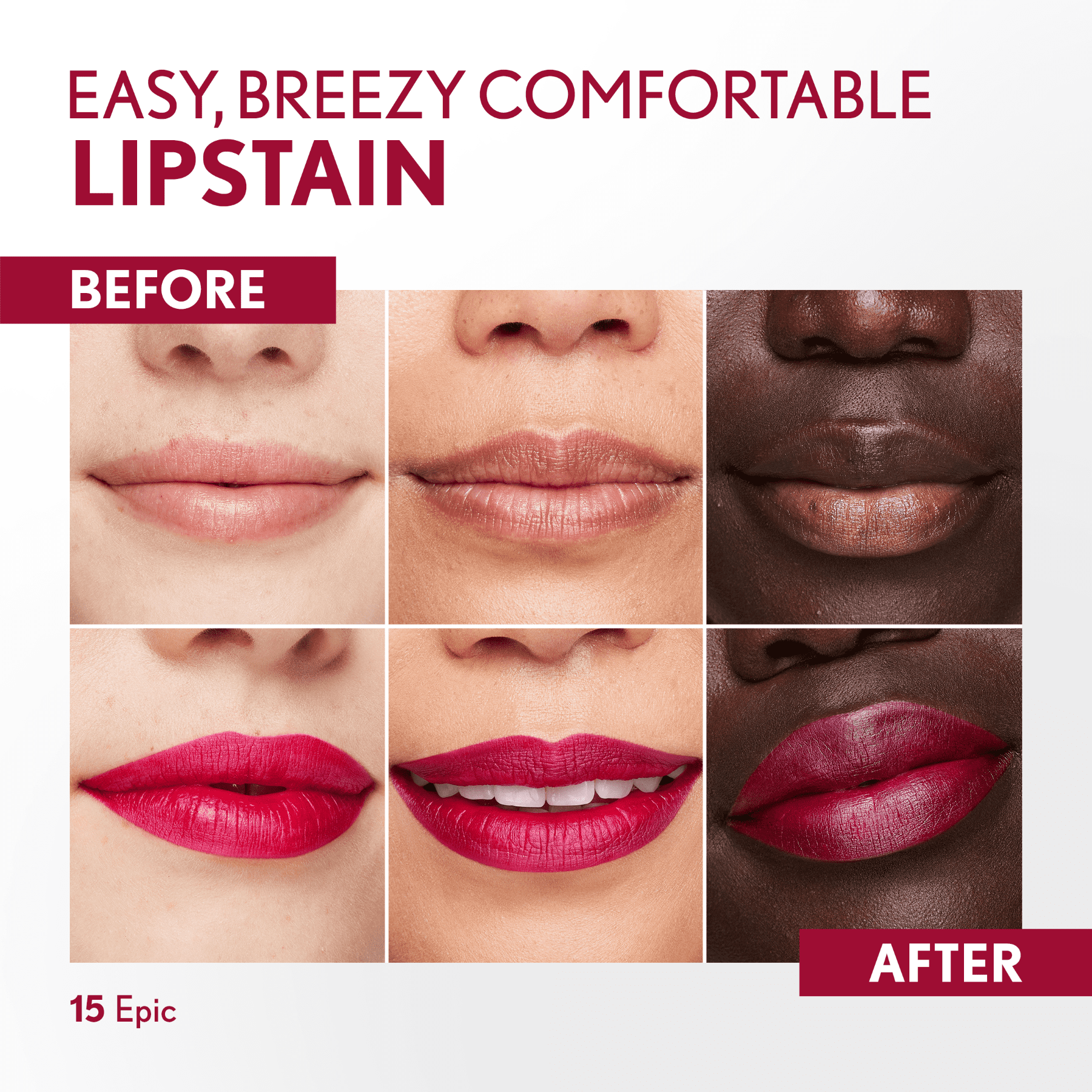 COVERGIRL Outlast Lipstain, Epic 15, Pink, 0.05 fl oz