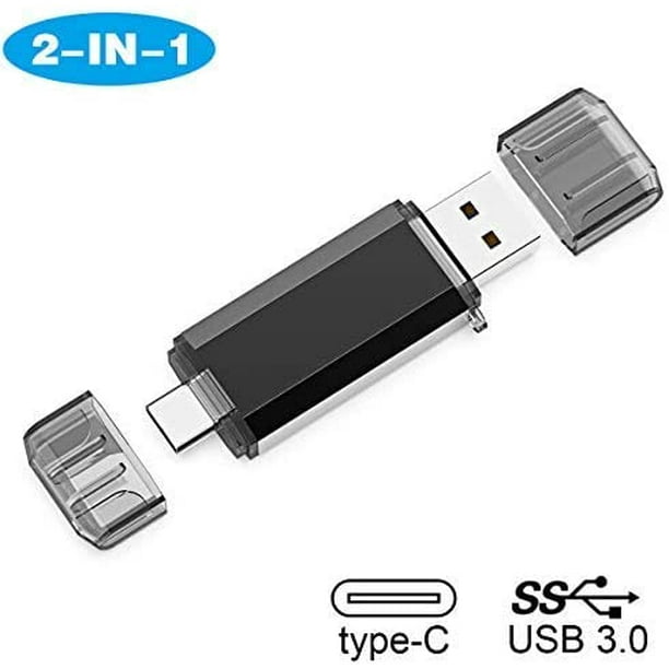 Clés USB 3.0 de type C 256 Go OTG 3 pouces 1 Pen Drive 128 Go Pendrive 16 Go  CLE USB Memory 64 Go Clé USB 32 Go pour téléphone USB 