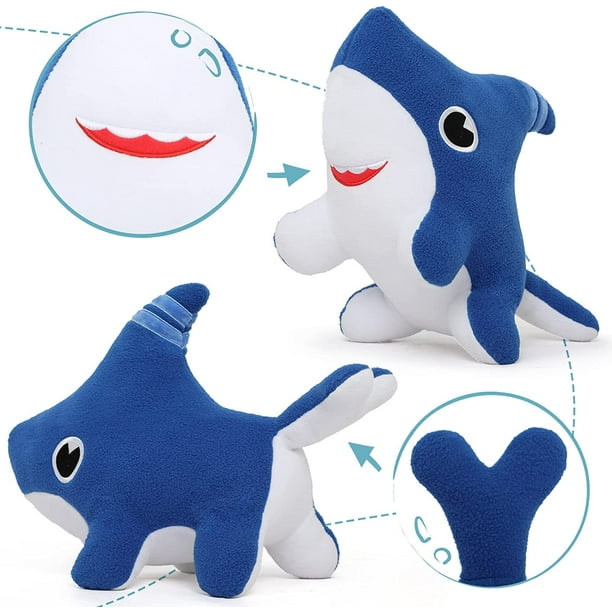 Aveki Baby Shark Dog Plush Toy Shark Puppy Stuffed Animal Shark Dog Toy Stuffed Shark 11