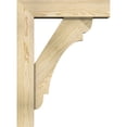 thumbnail image 3 of Ekena Millwork 6"W x 22"D x 30"H Olympic Block Rough Sawn Bracket w/ Offset Brace, Douglas Fir, 3 of 25