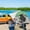 Gray and Green, variant on Outsunny Car Camping Tent with 3 Doors, 2000mm Waterproof, Gray and Green