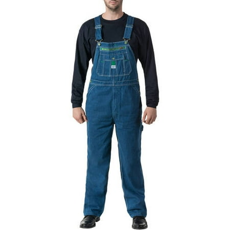 Men's 100% Cotton Stonewashed Denim Bib Overall
