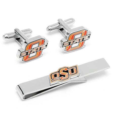 Oklahoma State University Cowboys Cufflinks and Tie Bar Gift Set