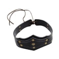 thumbnail image 2 of Tocado de cuero Sunnimix accesorios de Disfraz medieval negro, 2 of 8
