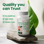 VHC Magnesium Glycinate Supplement 500mg High Absorption Chelated Formula 120 Capsules