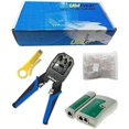 thumbnail image 1 of UbiGear Câble Testeur + Sertisseur +100 RJ45 CAT5 CAT5e Connecteur Fiche Réseau Kits d'Outils (Crimper315), 1 of 4