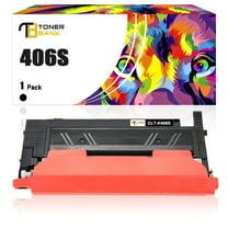 Toner Bank Compatible Toner Cartridge Replacement for Samsung 406S CLT-K406S/XAA High Yield (Black, 1-Pack)
