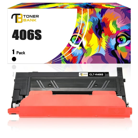 Toner Bank Compatible Toner Cartridge Replacement for Samsung 406S CLT-K406S/XAA High Yield (Black, 1-Pack)