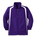 thumbnail image 5 of Sport-Tek Raglan Jacket (YST60) Purple/White, M, 5 of 6