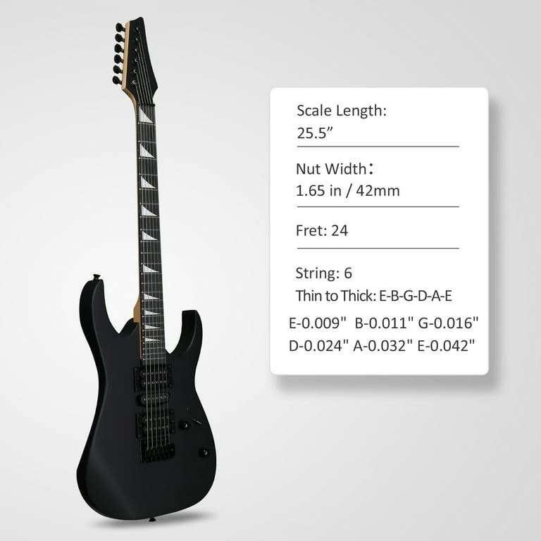 Ktaxon 39in Electric Guitar Beginner Kit with 20W Amp HSH Pickups