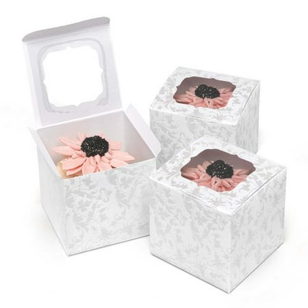 Le Prise Pearl Flourish Cupcake Boxes