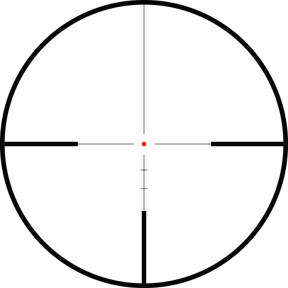 Hawke Sport Optics Endurance 30 WA 6-24x50 IR SF LR Dot Riflescope, Black,