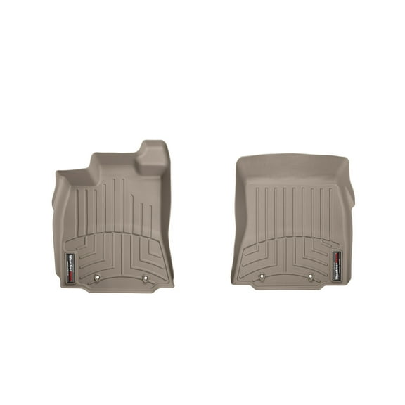 WeatherTech Custom Fit FloorLiners compatible with 2013-2013 Jaguar XJ Series - 1st Row (Driver & Passenger), Tan