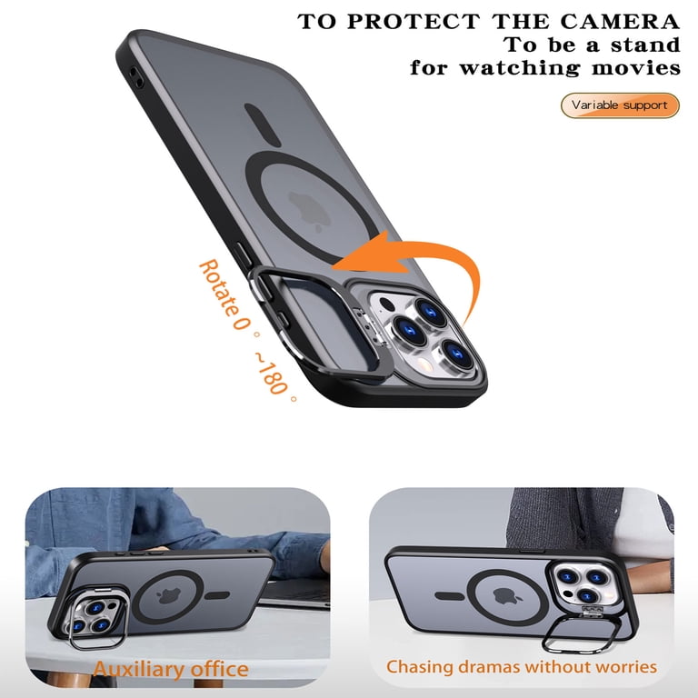SOGUDE agnetica Cover iPhone 13 Pro Custodia [Copatibile con ag-Safe