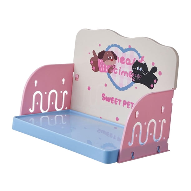 Accesorios para mesa de alimentación elevada para gatos, desmontables y limpios, estación estable para platos de agua para perros, soporte para