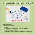 thumbnail image 3 of Play Ball Situations Baseball Softball Situation Board for Coaches – 2-Sided, Magnetic, Dry Erase Whiteboard Training Tool – Includes Dry Erase Markers, Eraser, Position, Ball and Runner Magnets, 3 of 9