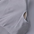 thumbnail image 6 of vigerkar Womens Zip Front Closure Sports Bra Zipper Wireless Seamless Comfort High Support Full Coverage, Running, Yoga, Gym (Grey, L), 6 of 9