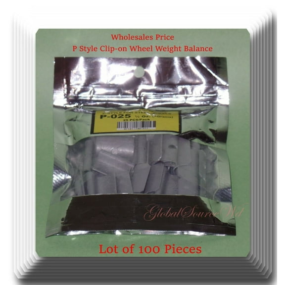 V-PRO P Style Clip-on Wheel Weight Balance 0.25oz 7gram P025 Led Free 100