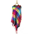 thumbnail image 3 of Double Side Rainbow Silky Colorful Exotic Pashmina Wrap Shawl Scarf, 3 of 4