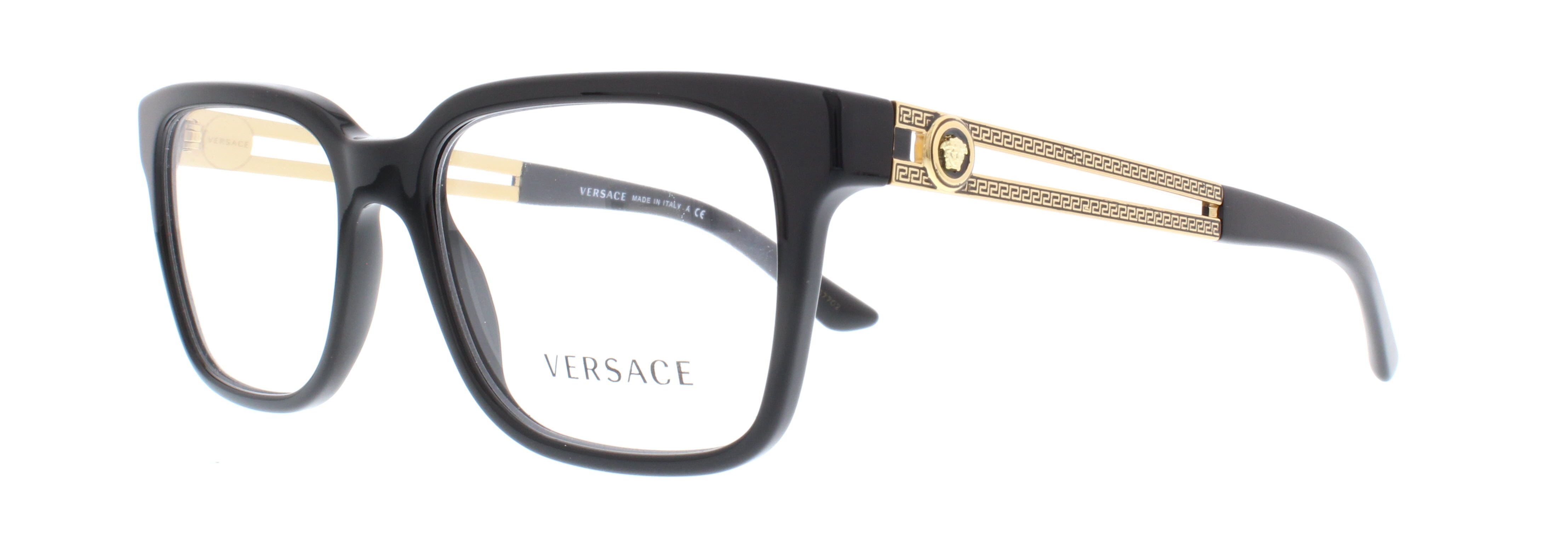 VERSACE Eyeglasses VE3218 GB1 Black 53MM - Walmart.com