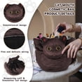 thumbnail image 3 of Bolsa de maquillaje Openhahaha Organizador de viaje con cordón para gatos, 3 of 8