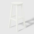 thumbnail image 6 of WestinTrends Malibu 29" HDPE Outdoor Patio Round Bar Stool Set of 3, White, 6 of 7