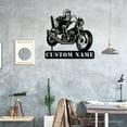 thumbnail image 5 of Handmadetneonsign Custom Old Man Riding Chopper Motorcycle Metal Wall Art LED Light - Personalized, 5 of 5