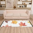thumbnail image 2 of Yayeee Runner Rug for Bedroom 2'x6' Machine Washable Hallway Non Slip Mat, White Autumn Leaves, 2 of 8