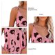 thumbnail image 5 of Top con tirantes finos para mujer, cuello en V, sin mangas, estampado de leopardo, Top informal de verano fresco a la moda, 5 of 5